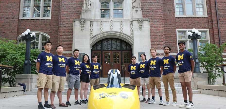 The University of Michigan team unveils its most recent solar car — “the first and only car we’ve designed entirely remotely.”